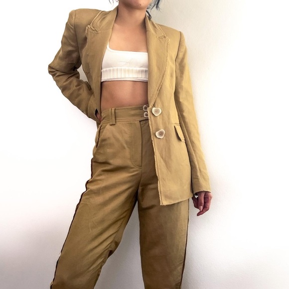 🛑 SOLD 🛑 AJE Estate Cut Out Safari Blazer • Size 6 • BNWoT • Never Worn - Picture 3 of 9